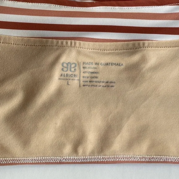 Albion Stripies 101 Crop Bikini Top - Picture 5 of 5